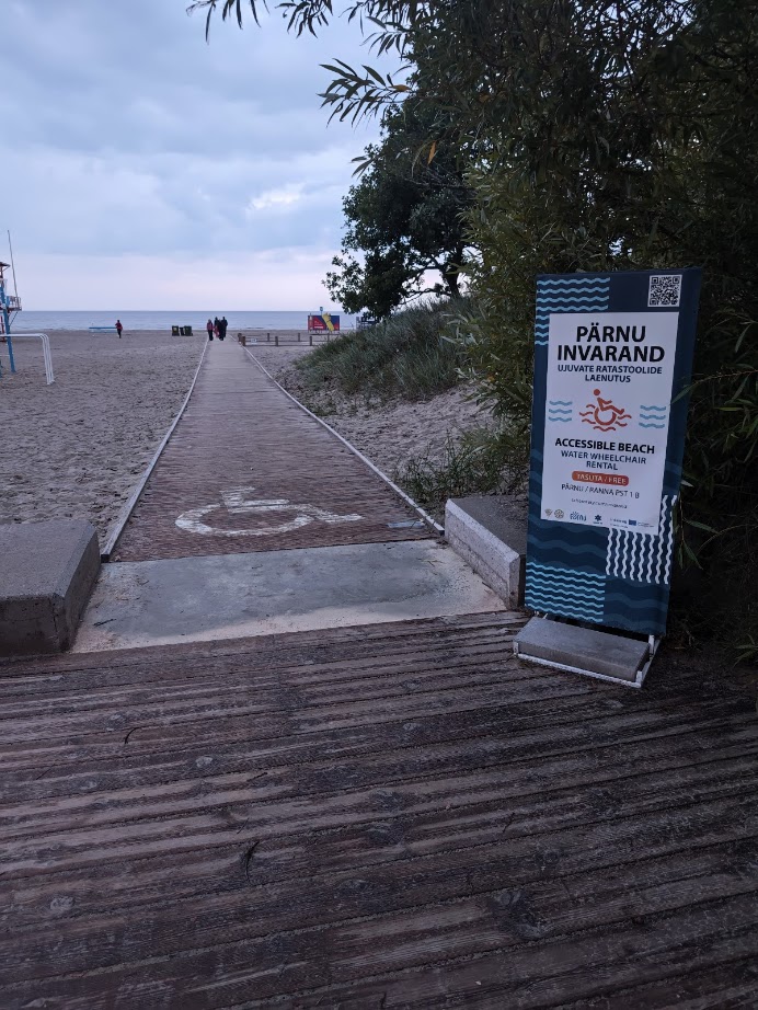 Laudtee Pärnu rannas